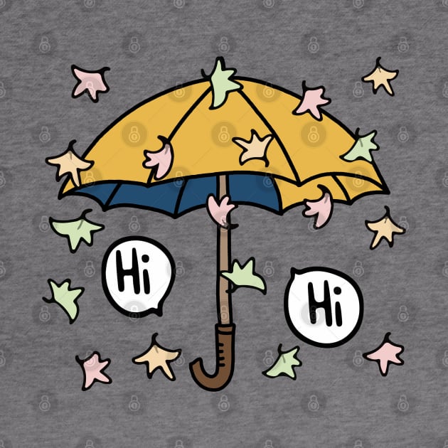 Heartstopper Umbrella by valentinahramov